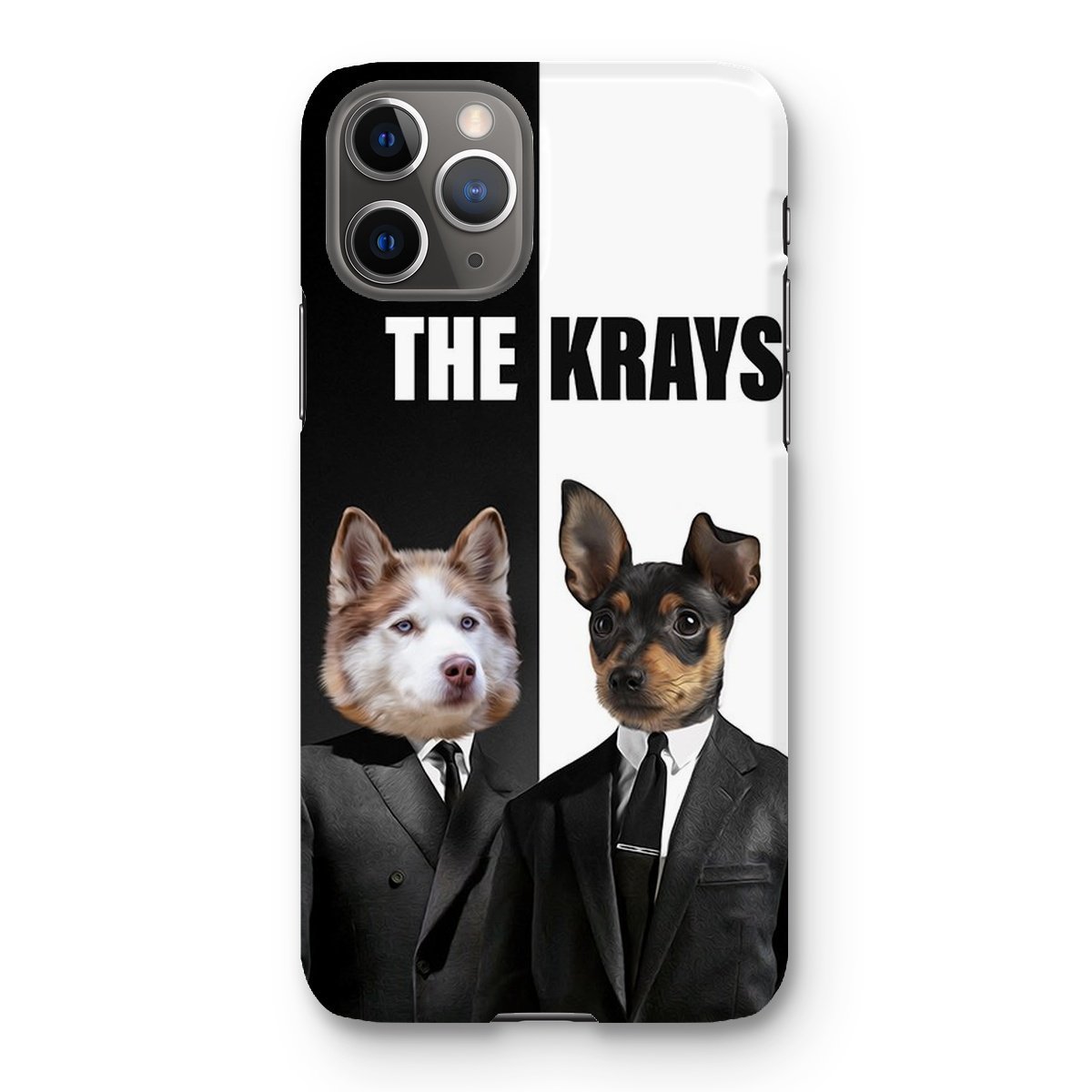 The Krays: Custom Pet Phone Case - Paw & Glory - Dog Portraits - Pet Portraits