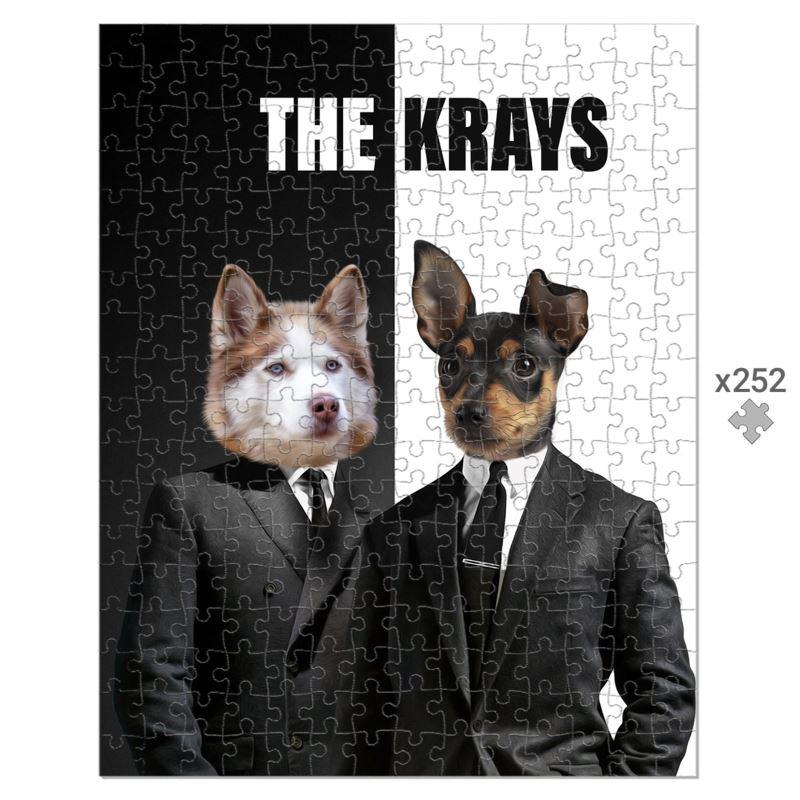 Pet Portraits | The Krays: Custom Pet Puzzle | Paw & Glory