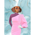 Luxury Glamour Star: Custom Digital Download Pet Portrait