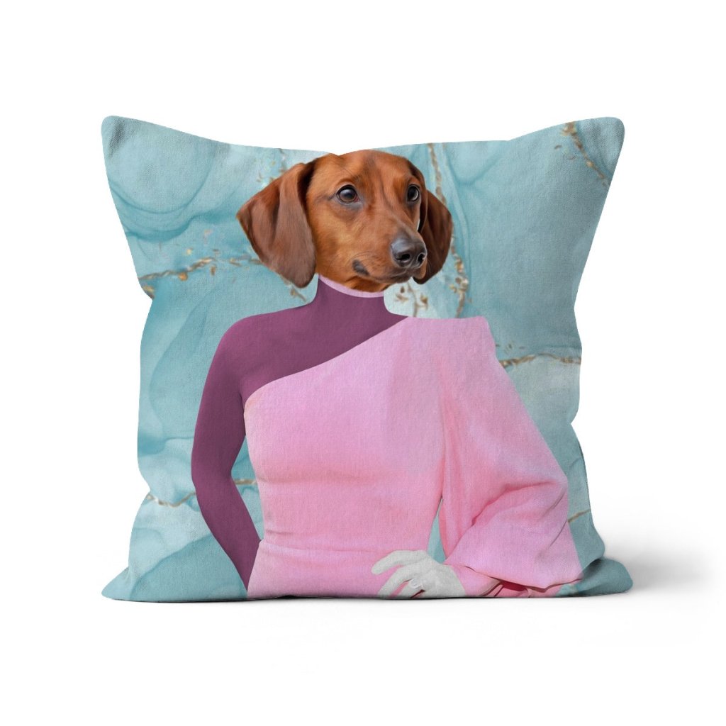 Luxury Glamour Star Custom Pet Pillow | Funny Pet Portrait | Paw & Glory