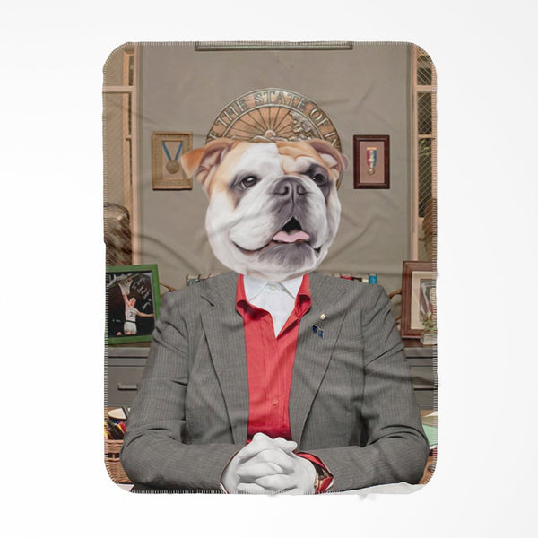 Town Hall Leader Custom Pet Blanket | Personalized Pet Gift | Paw & Glory