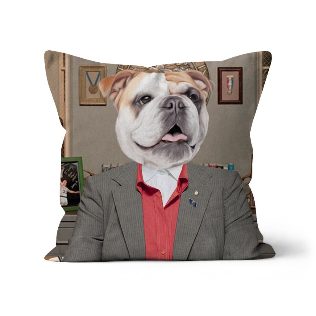Pet Portraits | The Leslie (Parks & Recreation Inspired): Custom Pet Pillow | Paw & Glory