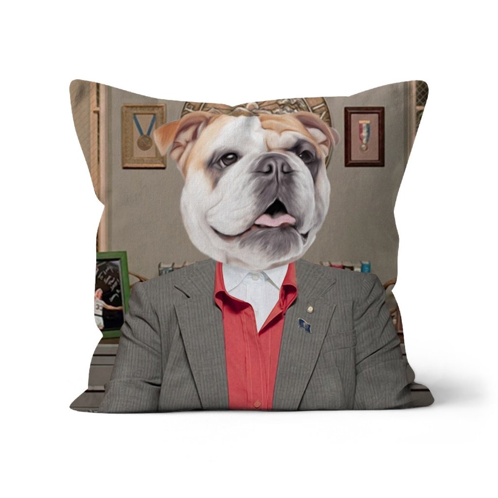 Pet Portraits | The Leslie (Parks & Recreation Inspired): Custom Pet Pillow | Paw & Glory