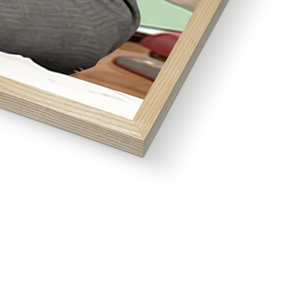 Pet Portraits | The Leslie (Parks & Recreation Inspired): Custom Pet Portrait | Paw & Glory