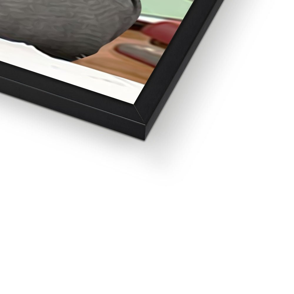 Pet Portraits | The Leslie (Parks & Recreation Inspired): Custom Pet Portrait | Paw & Glory