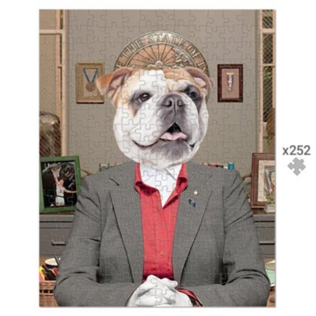 Pet Portraits | The Leslie (Parks & Recreation Inspired): Custom Pet Puzzle | Paw & Glory