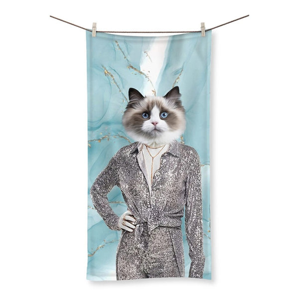 Luxury Glamour Star Custom Pet Towel | Pet Lover Gift | Paw & Glory