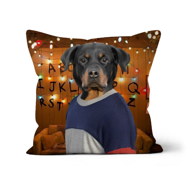 Retro 80s Sci-Fi Custom Pet Pillow | Personalised Pet Gift | Paw & Glory