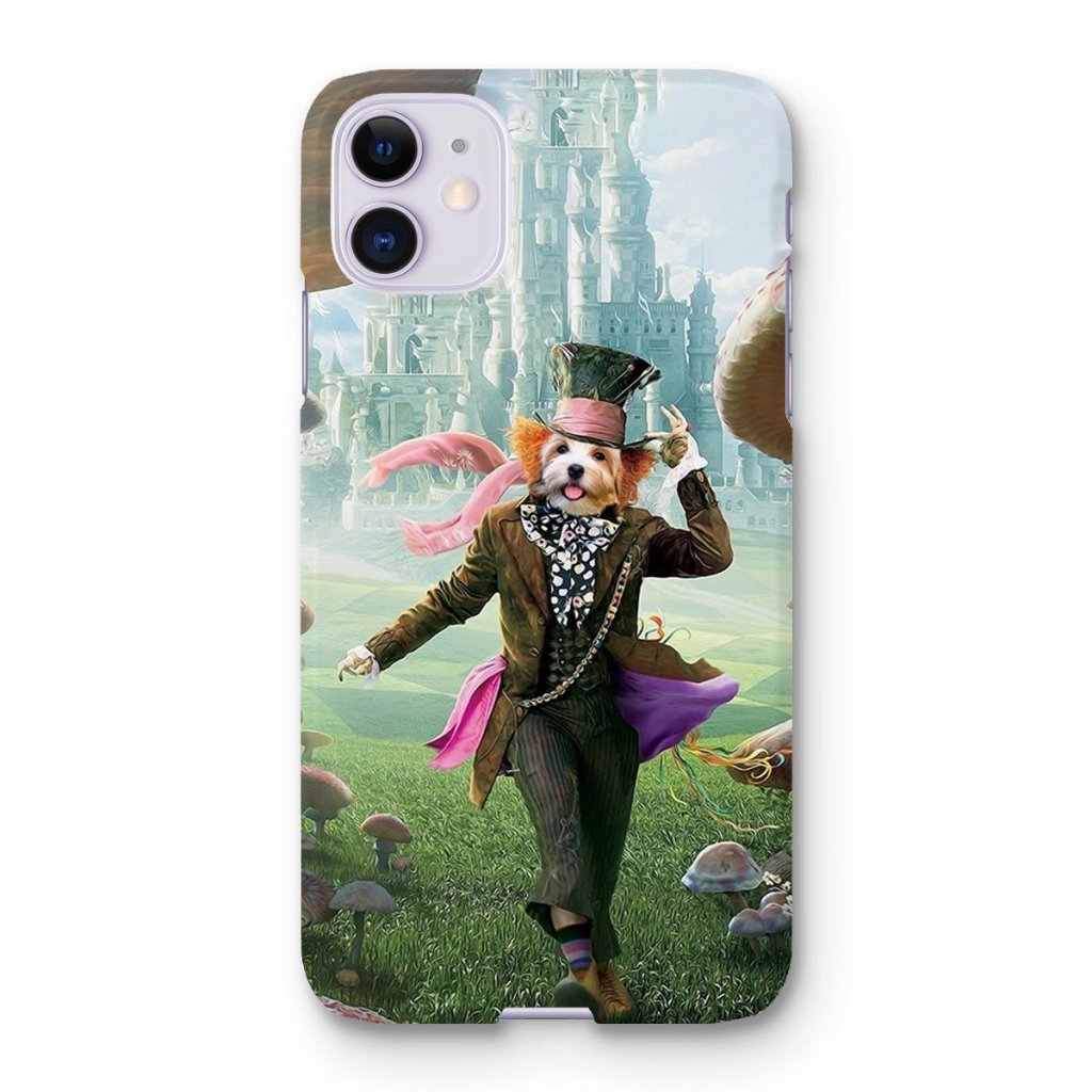 Pet Portraits | The Mad Hatter: Custom Pet Phone Case | Paw & Glory