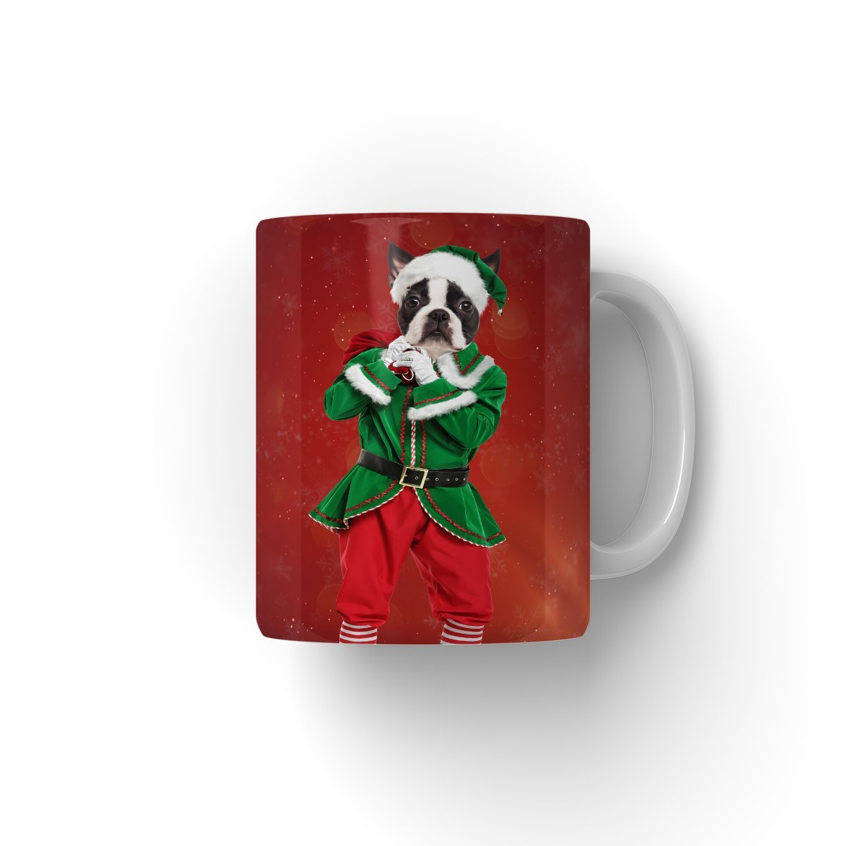 Pet Portraits | The Male Elf: Custom Pet Coffee Mug | Paw & Glory