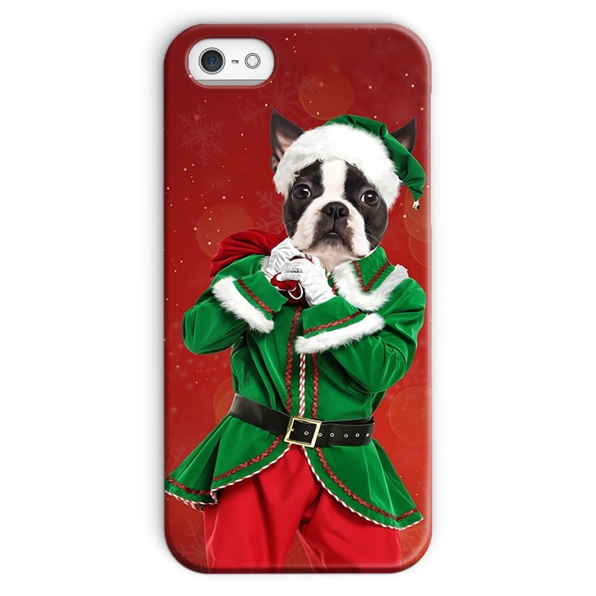 Pet Portraits | The Male Elf: Custom Pet Phone Case | Paw & Glory