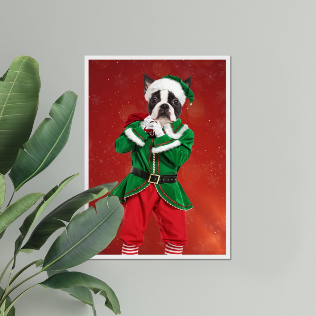 Pet Portraits | The Male Elf: Custom Pet Portrait | Paw & Glory