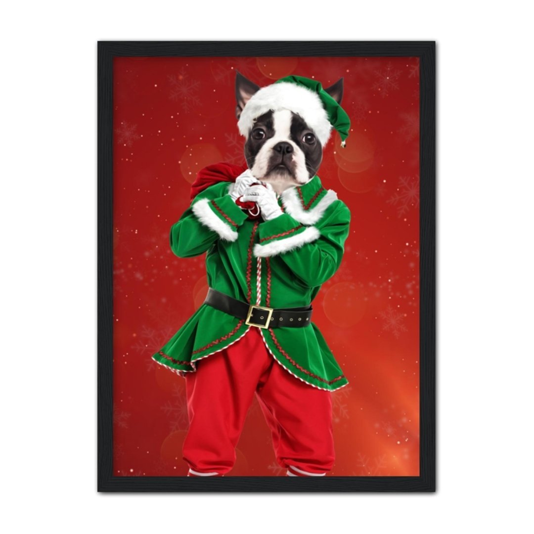 Pet Portraits | The Male Elf: Custom Pet Portrait | Paw & Glory