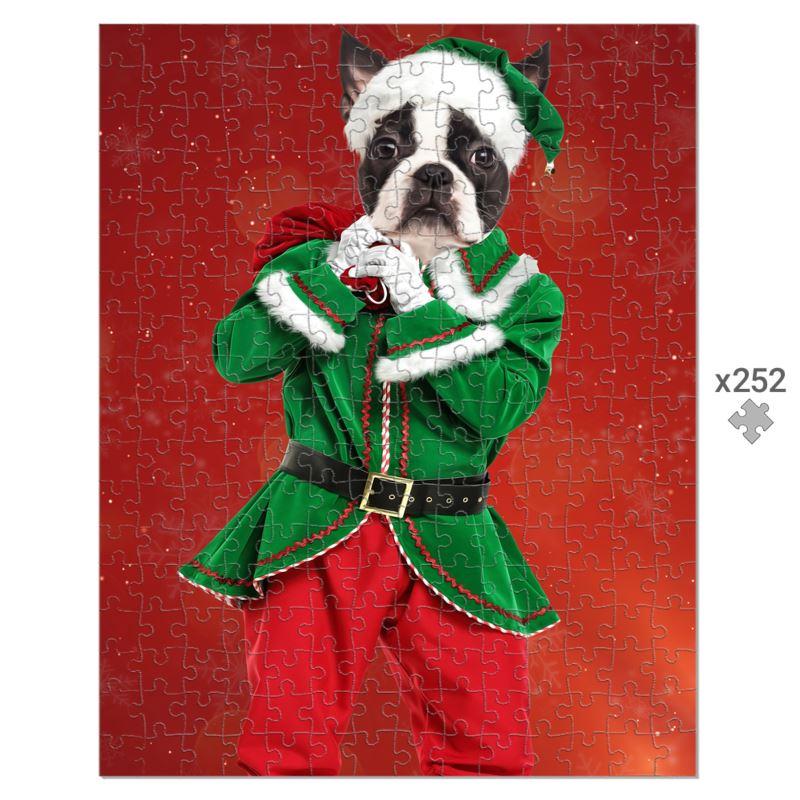The Male Elf: Custom Pet Puzzle - Paw & Glory - Dog Portraits - Pet Portraits