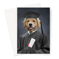 The Male Graduate: Custom Pet Greeting Card