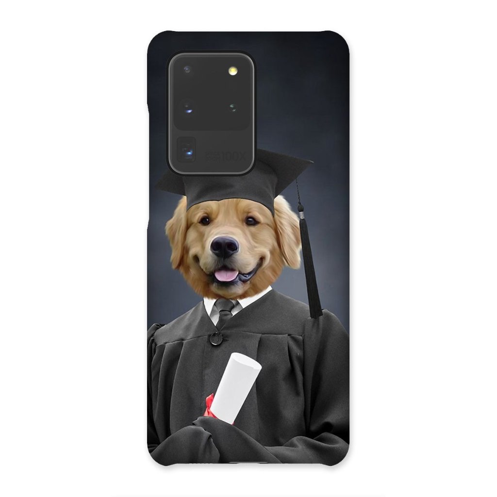 Pet Portraits | The Male Graduate: Custom Pet Phone Case | Paw & Glory