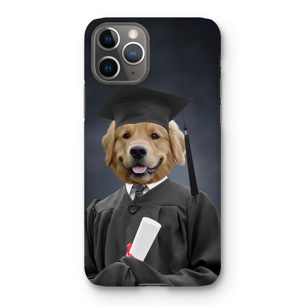 Pet Portraits | The Male Graduate: Custom Pet Phone Case | Paw & Glory