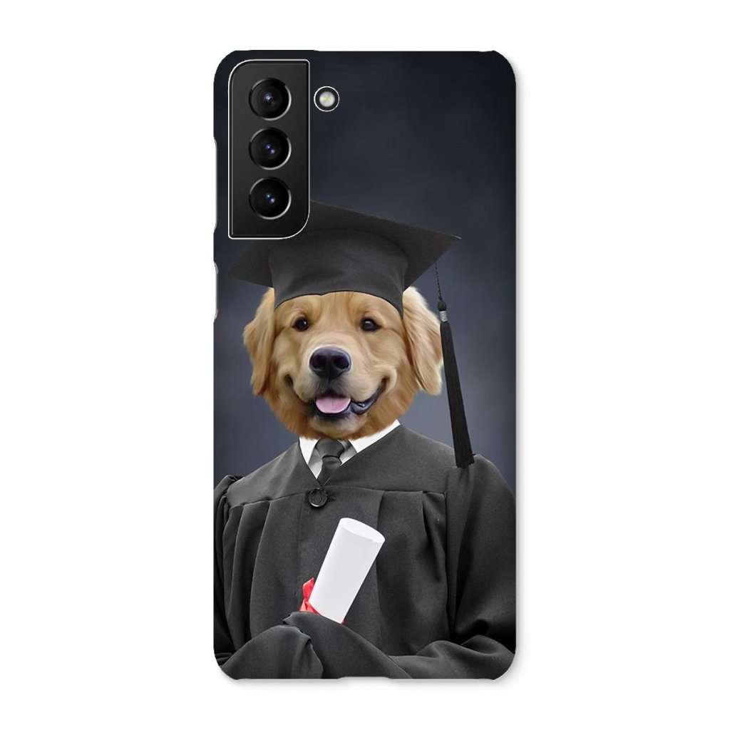 Pet Portraits | The Male Graduate: Custom Pet Phone Case | Paw & Glory