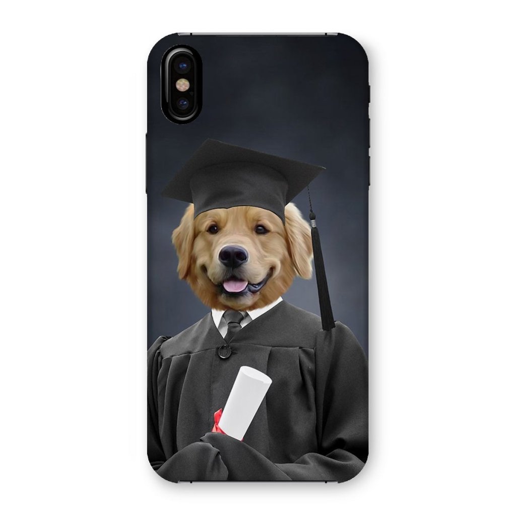 Pet Portraits | The Male Graduate: Custom Pet Phone Case | Paw & Glory
