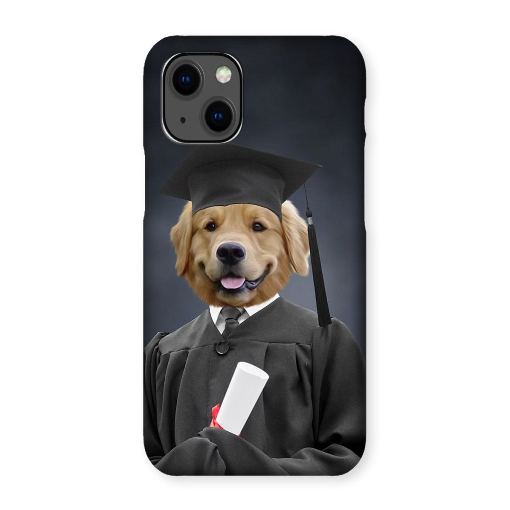 Pet Portraits | The Male Graduate: Custom Pet Phone Case | Paw & Glory