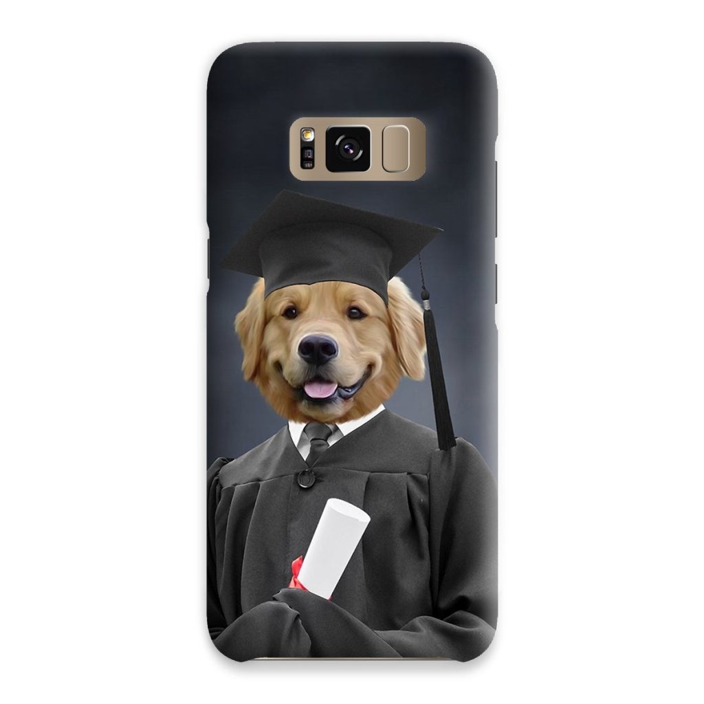 Pet Portraits | The Male Graduate: Custom Pet Phone Case | Paw & Glory