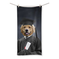 The Male Graduate: Custom Pet Towel