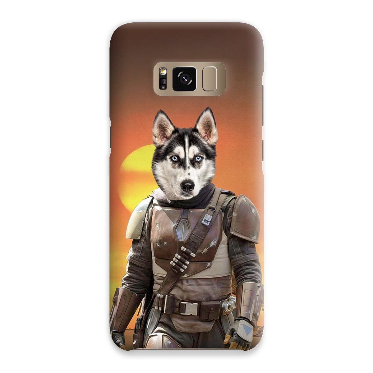 Pet Portraits | The Mando (Star Wars Inspired): Custom Pet Phone Case | Paw & Glory