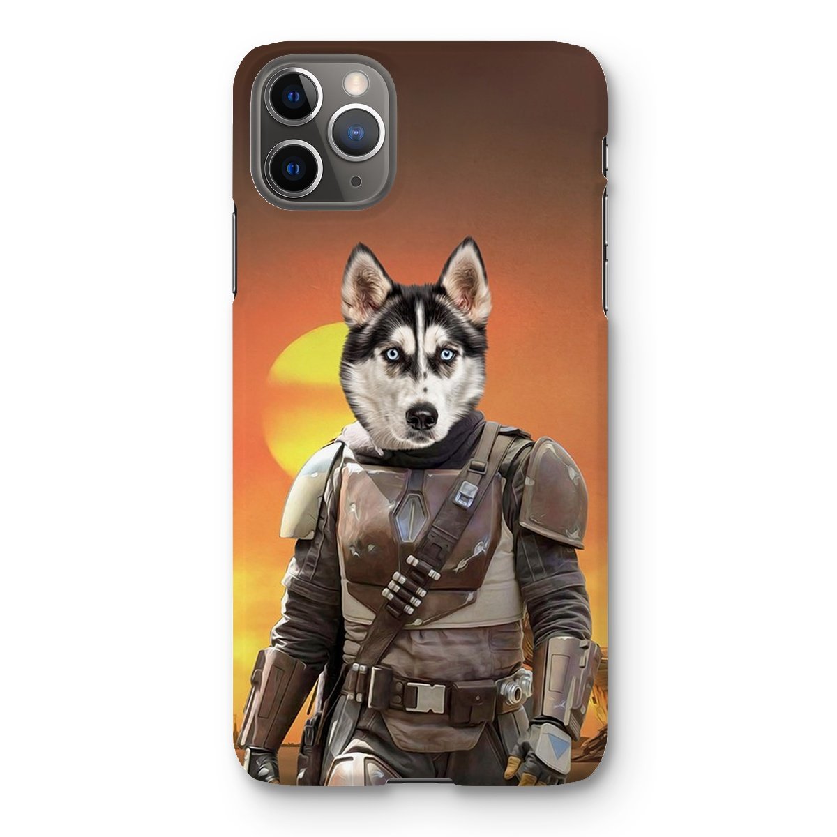 Pet Portraits | The Mando (Star Wars Inspired): Custom Pet Phone Case | Paw & Glory