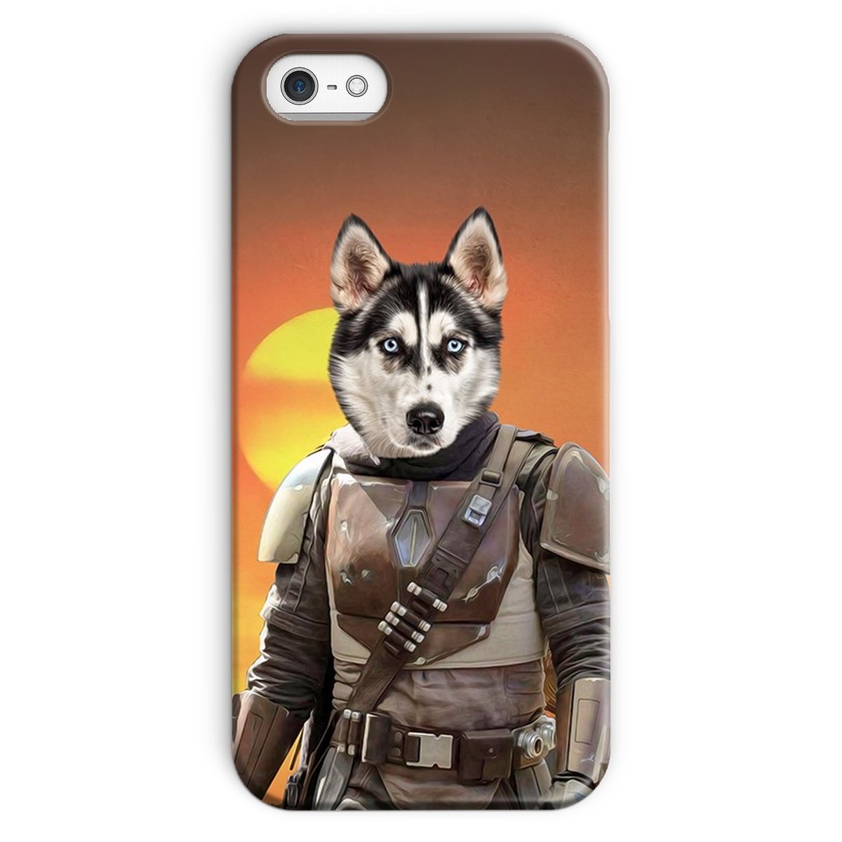 Pet Portraits | The Mando (Star Wars Inspired): Custom Pet Phone Case | Paw & Glory