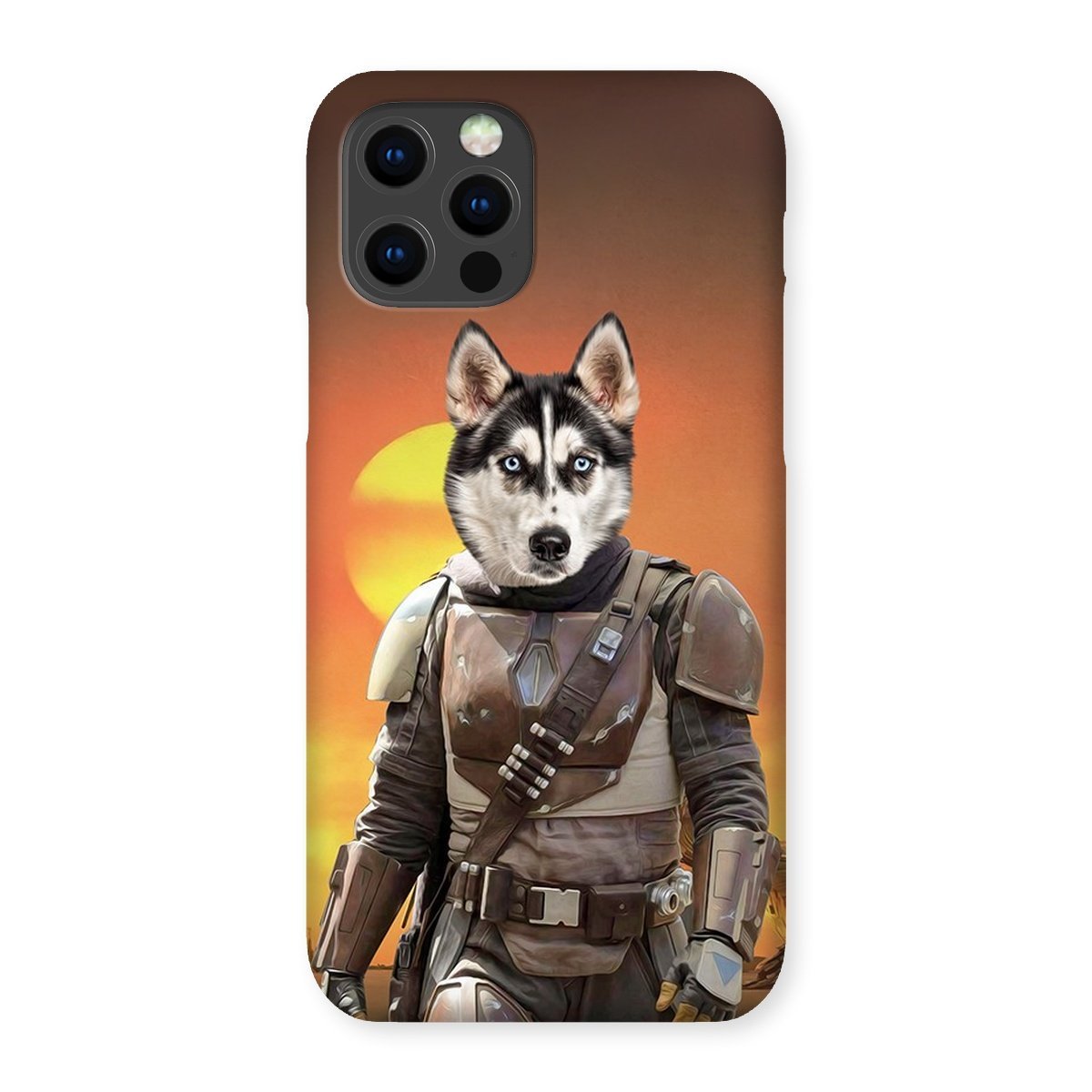 Pet Portraits | The Mando (Star Wars Inspired): Custom Pet Phone Case | Paw & Glory