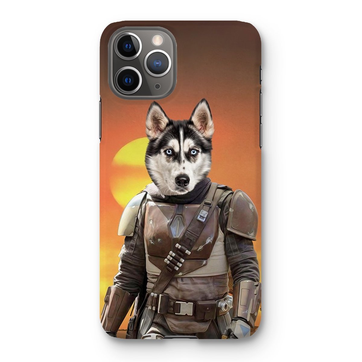 Pet Portraits | The Mando (Star Wars Inspired): Custom Pet Phone Case | Paw & Glory