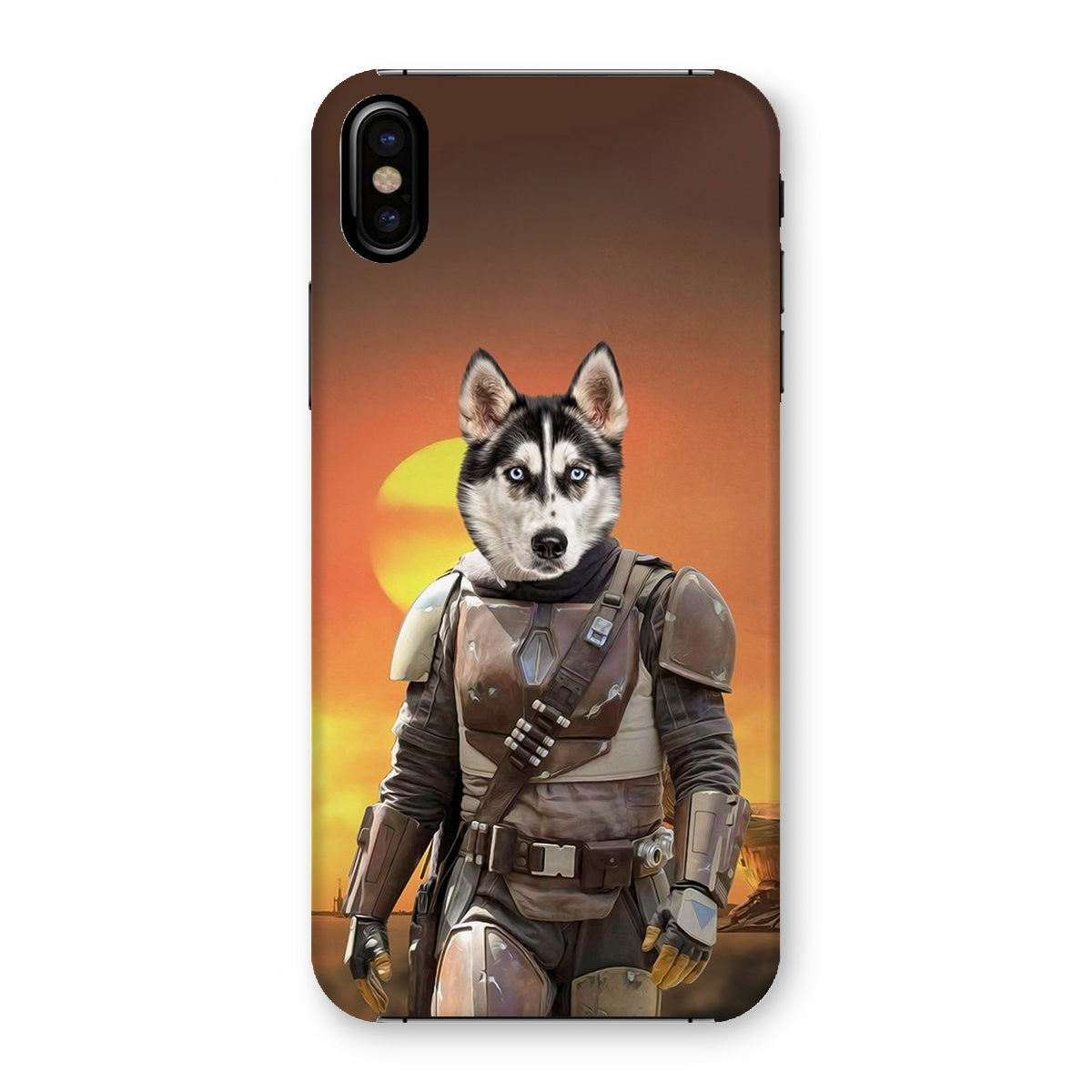 Pet Portraits | The Mando (Star Wars Inspired): Custom Pet Phone Case | Paw & Glory