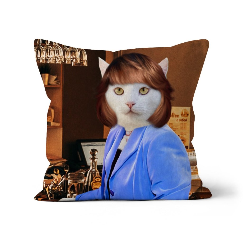 Pet Portraits | The Marlene (Only Fools & Horses Inspired): Custom Pet Pillow | Paw & Glory