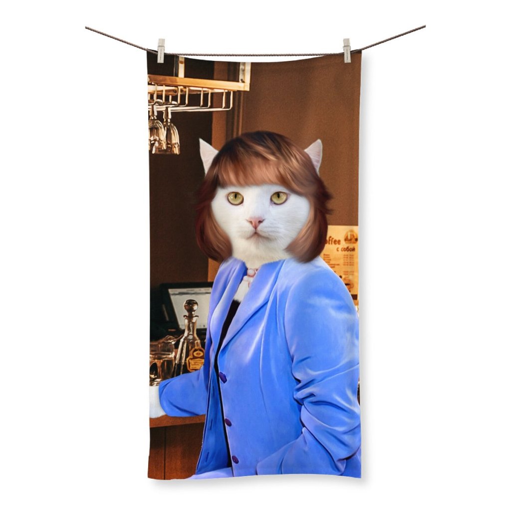Glamorous Neighbour Custom Pet Towel | Custom Pet Portrait | Paw & Glory