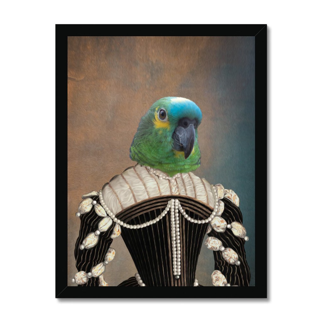 Pet Portraits | The Marquise: Animal Art Framed Portrait | Paw & Glory
