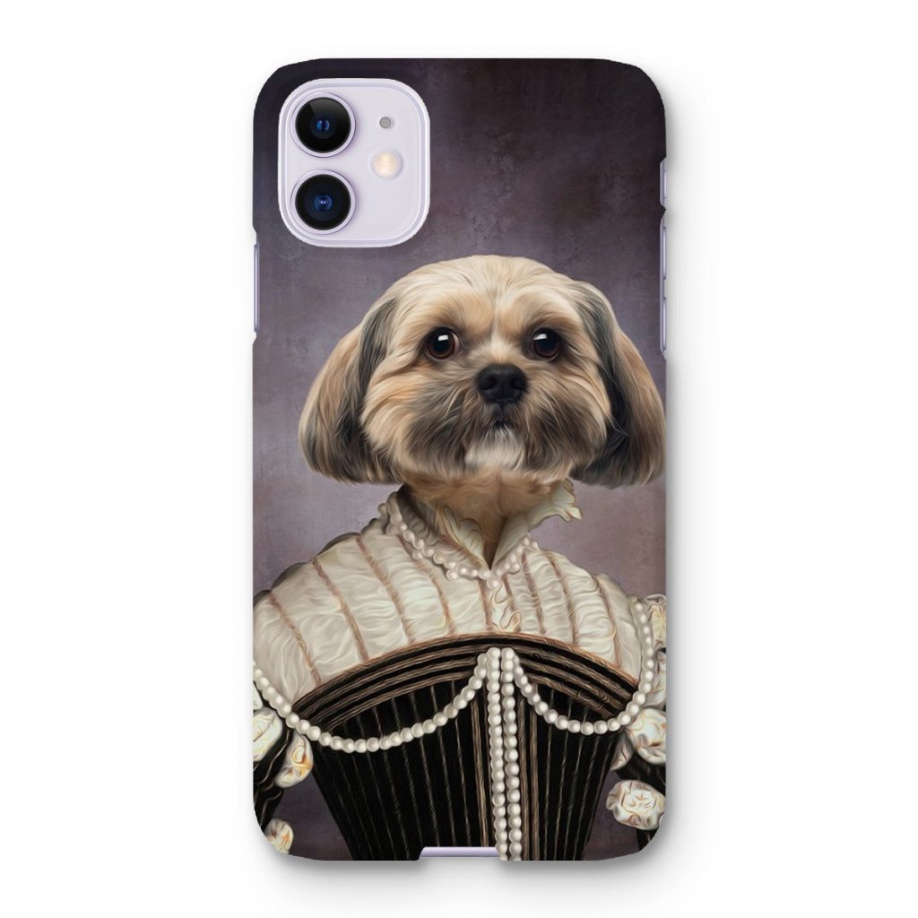 The Marquise: Custom Pet Phone Case - Paw & Glory - Dog Portraits - Pet Portraits