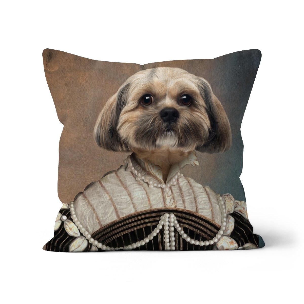The Marquise: Custom Pet Pillow - Paw & Glory - Dog Portraits - Pet Portraits