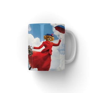 The Mary Poppins: Custom Pet Coffee Mug - Paw & Glory - Dog Portraits - Pet Portraits