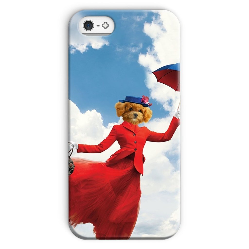 Pet Portraits | The Mary Poppins: Custom Pet Phone Case | Paw & Glory