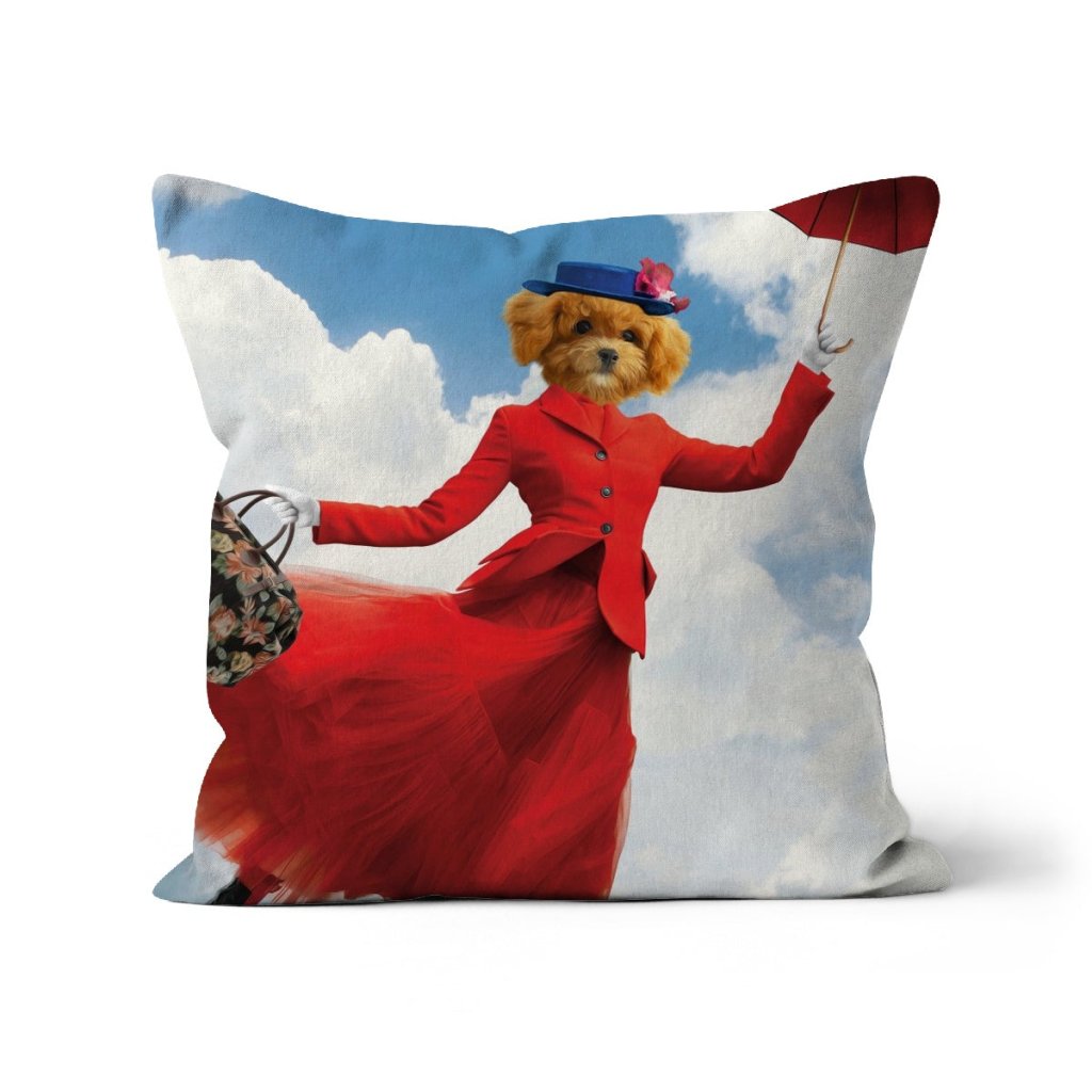 Pet Portraits | The Mary Poppins: Custom Pet Pillow | Paw & Glory