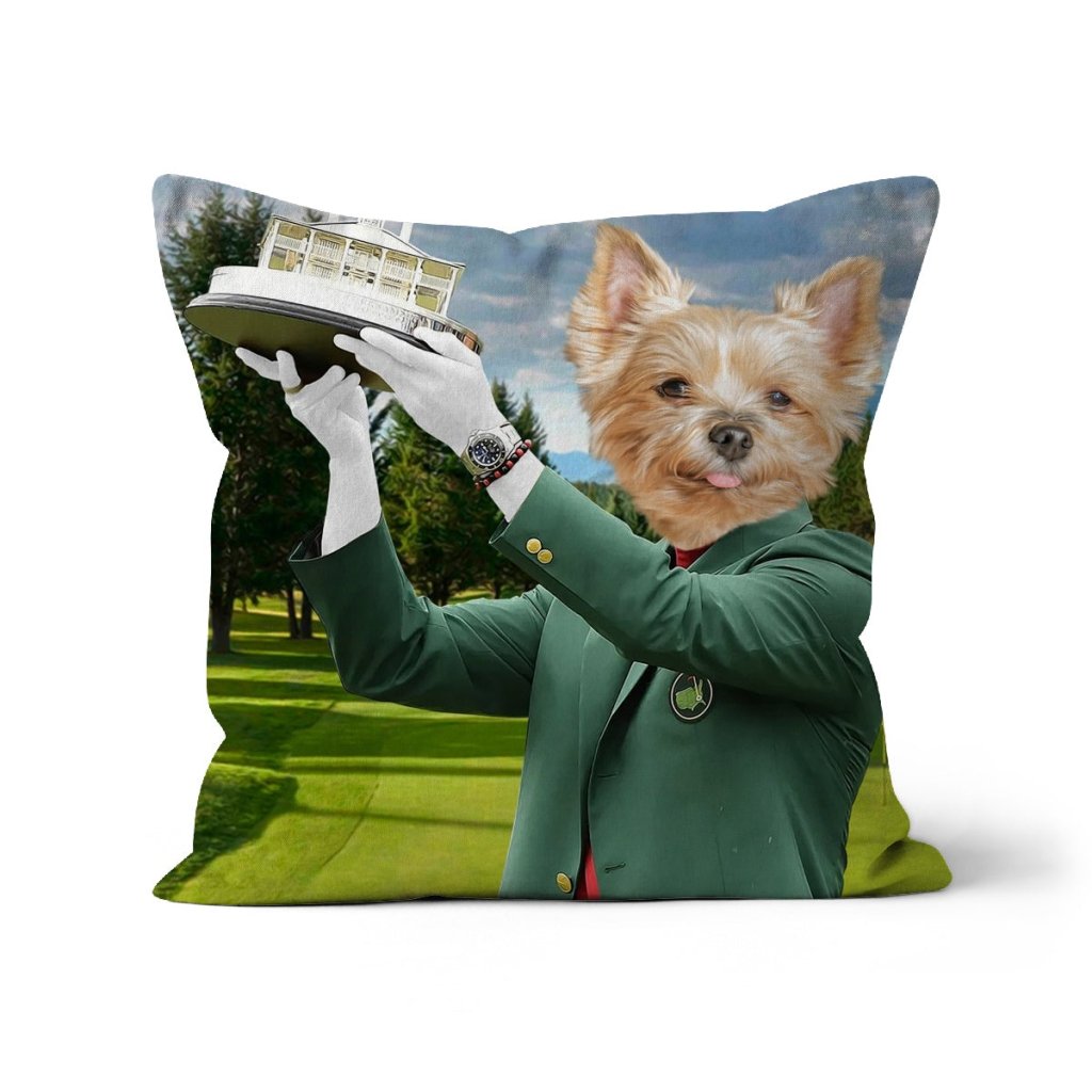 Pet Portraits | The Master: Custom Pet Pillow | Paw & Glory