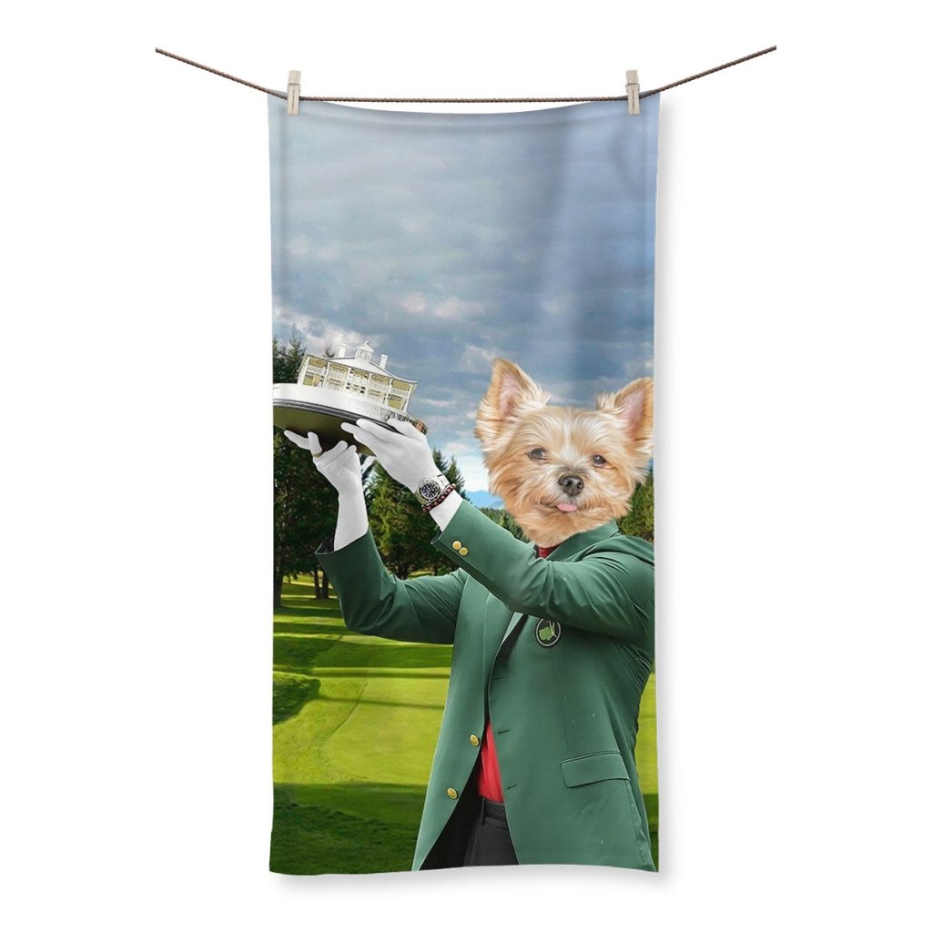 Pet Portraits | The Master: Custom Pet Towel | Paw & Glory