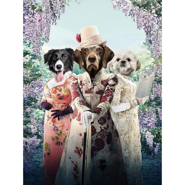 Regency Matchmakers: Custom Digital Download Pet Portrait | royal pet portrait | Paw & Glory