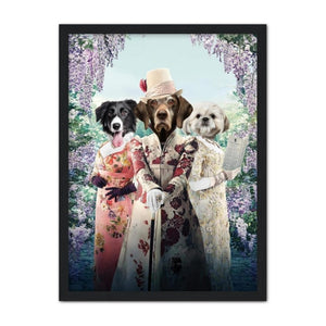 The Matchmakers (Bridgerton Inspired): Custom Pet Portrait - Paw & Glory - Dog Portraits - Pet Portraits