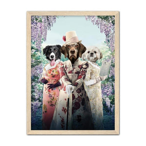The Matchmakers (Bridgerton Inspired): Custom Pet Portrait - Paw & Glory - Dog Portraits - Pet Portraits