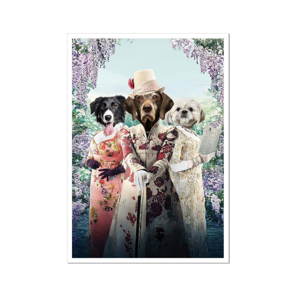 Regency Matchmakers: Custom Pet Poster | royal pet portrait | Paw & Glory