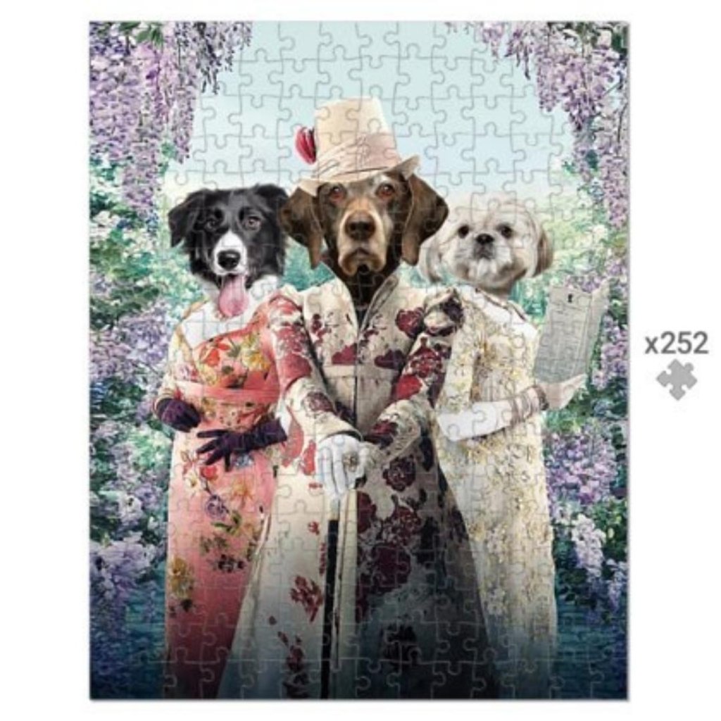 Pet Portraits | The Matchmakers (Bridgerton Inspired): Custom Pet Puzzle | Paw & Glory