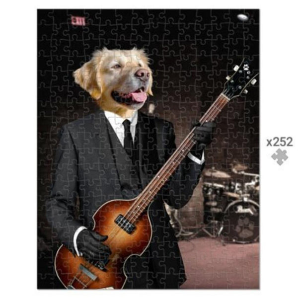 Classic Songwriter Custom Pet Puzzle | Funny Pet Portrait | Paw & Glory