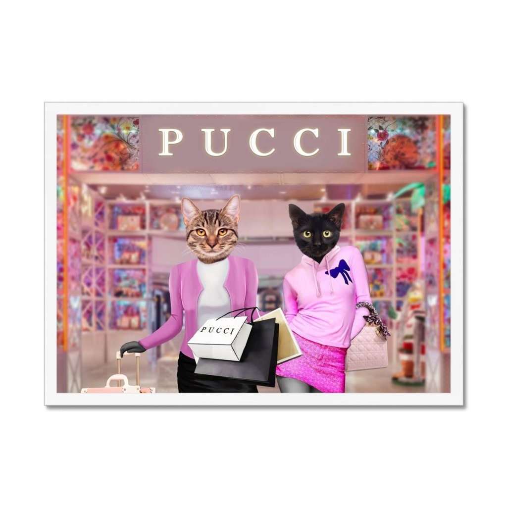 Pet Portraits | The Meanies (Means Girls Inspired): Custom Pet Portrait | Paw & Glory