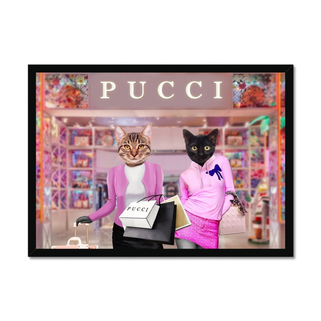 Pet Portraits | The Meanies (Means Girls Inspired): Custom Pet Portrait | Paw & Glory